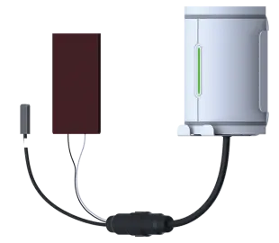 Wireless temperature and heat flow recorder